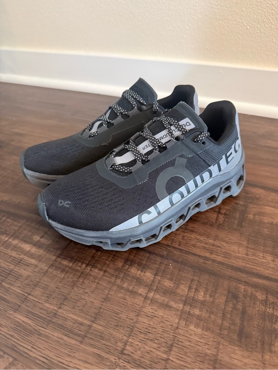 On Running Shoes - On Cloudmonster Black Magnet Running Shoes Women’s Size 7.5
